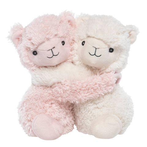 Plush Warmies® Stuffed Animals, Llama Hugs 9" Pair Warmies® Heatable