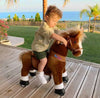 PonyCycle Ride On Toy Horse - Brown Pony, Ux424