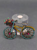 Rhinestone Multi-Color Whimsical Bicycle Brooch: Aqua Blue Bike City, Davis CA