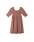 Rylee + Cru Mini Girls Adelaide Dress, Ruby Fleur