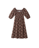 Rylee + Cru Mini Girls Della Dress, Winter Floral Brown