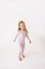 Posh Peanut Bamboo Kids 2PC L/S Basic PJ Lounge Set - London Autumn Microfloral