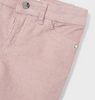 Shimmer Corduroy Pants - Nude Pink - Close Up
