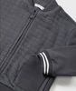 Quilted Baby Bomber Zippered Track Jacket - Close-up