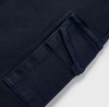 Jogger Bottom Cargo Pants - Navy - Close Up