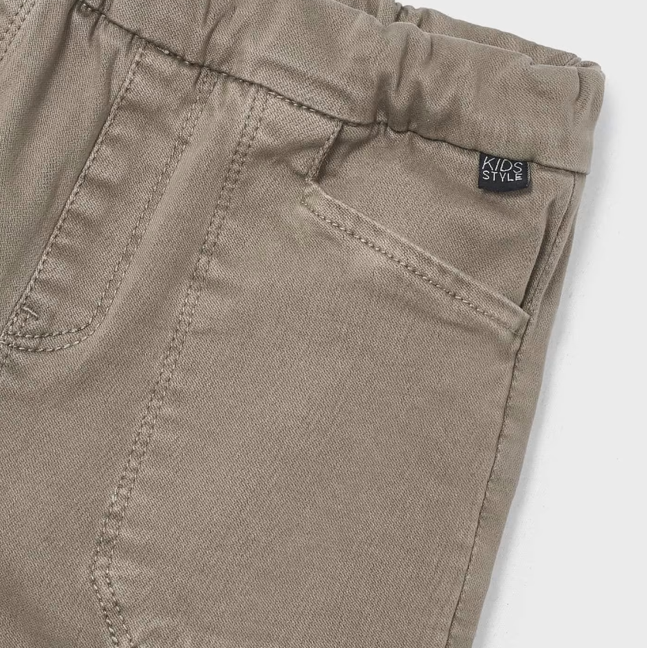 Jogger Top Casual Pants - Truffle Tan - Close Up