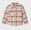 Plaid Shacket - Pink - Front