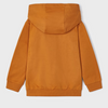 Rubber Bear Applique Hooded Sweatshirt - Saffron - Back