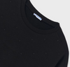 Mayoral Tween/Teen Girls Studded Sweatshirt - Black - Close Up