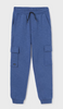 Mayoral Tween/Teen Boys Knit Cargo Joggers - Artic Blue - Front