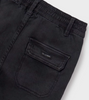 Mayoral Tween/Teen Boys Jogger Bottom Relaxed Cargo Pants - Black - Close Up