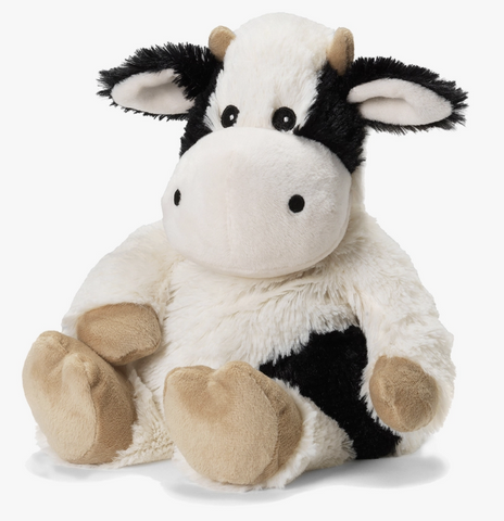 Warmies Plush Heatable Toys, Black/White Cow - 13 Inch
