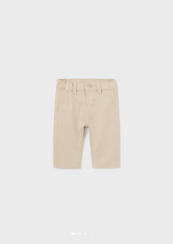 595 Baby Boys Classic Twill Chino Trousers - Beige