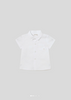 1194 Baby S/S Collared Dress Shirt - White - Front