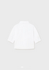 1196 Baby L/S Dress Shirt w/Bowtie - White - Back