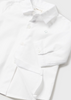 1196 Baby L/S Dress Shirt w/Bowtie - White