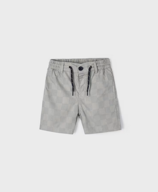 3279 Mini Boys Cotton Linen Striped Shorts - Indigo Blue