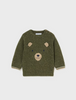 2314 Baby & Toddler Knit Bear Jersey - Forest Mix