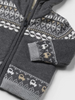 2319 Baby & Toddler Knit Zip-up Cardigan - Charcoal