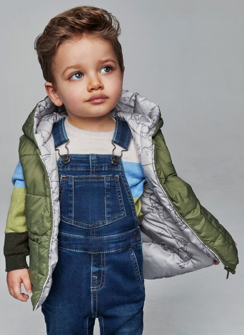 2637 Baby & Toddler Soft Denim Overalls - Dark