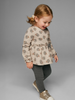 2713 Baby & Toddler Hedgehog Print Ruffled Top and Leggings Set - Charcoal