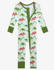 Posh Peanut Bamboo Convertible Zippered Onepiece Romper - Buddy Dinosaur