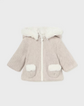 2447 Infant UNISEX Reversible Pullover Plush Jacket - Walnut