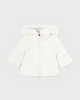 2447 Infant Girls Reversible Pullover Plush Jacket - Walnut