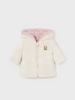 2449 Infant Girls Reversible Faux Fur Coat - Blush