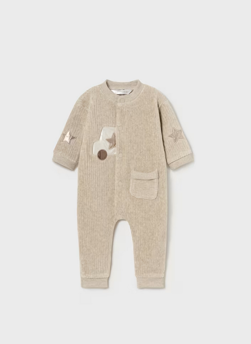 2795 Infant Corduroy Dungarees - Sesame