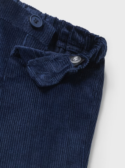 2523 Infant/Toddler Boys Corduroy Trousers - Blueberry