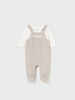 2615 Infant Structured Neck Onesie with Jacket - Walnut