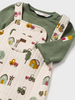 2622 Infant Print Padded Fleece Set - Forest