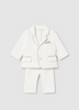 2893 Infant Boys Jacket and Pant Suit - Ivory