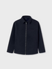 7106 Mayoral Tween/Teen Boys Knit Zip Modern Car Coat - Navy