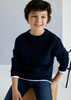 7392 Mayoral Tween/Teen Boys Jaquard Jumper - Navy