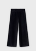 7549 Mayoral Tween/Teen Girls Velour Wideleg Pants - Black