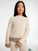 7554 Mayoral Tween/Teen Girls Knit Sweater and Pants Set - Stone