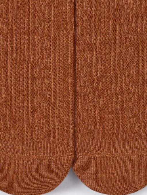 10800 Mayoral Mini/Teen Girls Cableknit Leotard - Caramel