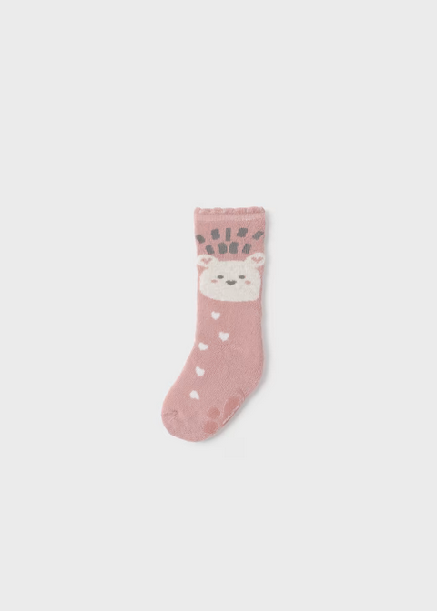 10761 Baby & Toddler Hedgehog Socks - Blush