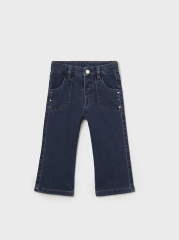 2547 Baby & Toddler Girls Flared Jeans - Dark Wash