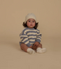 Rylee + Cru Knit Aspen Sweater - Dusty Blue Stripe