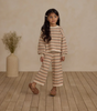 Rylee + Cru Wide Leg Lounge Pant - Honeycomb Stripe