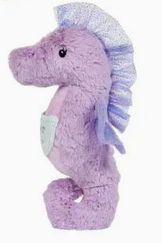 Tooth Fairy Pocket Plush Toy - Sea Life, Purple Seahorse