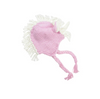 Blueberry Hill Knit Unicorn Hat, Pink/White