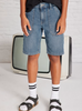 6204 Mayoral Tween/Teen Boys Denim Bermuda Shorts - Medium Wash