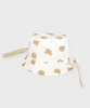 9881 Mayoral UNISEX Reversible Bucket Sun Hat - Neutral Teddy Bears