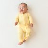 Kyte Bamboo UNISEX Zippered Romper - Lilikoy Yellow