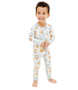 Angel Dear Bamboo L/S 2 Way Zipper Convertible Romper - UNISEX National Parks Patches
