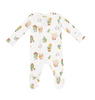 Angel Dear Bamboo 2 Way Zippered Footie - UNSEX Western Avocado Toast